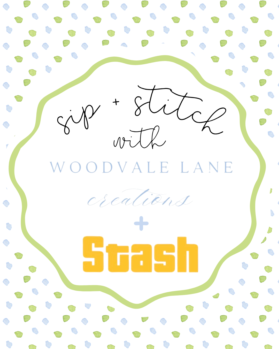 Sip & Stitch Class