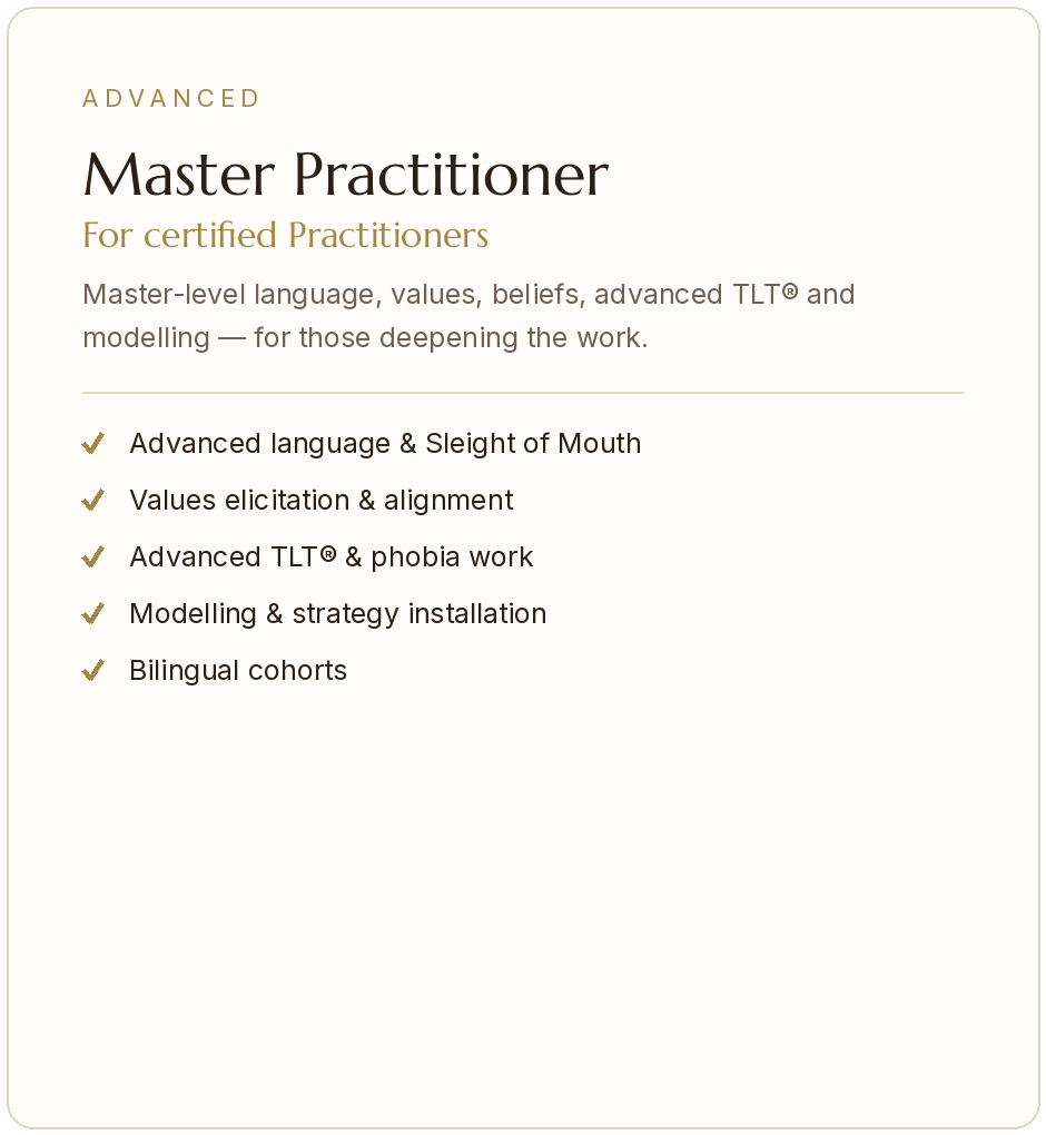 Master Practitioner