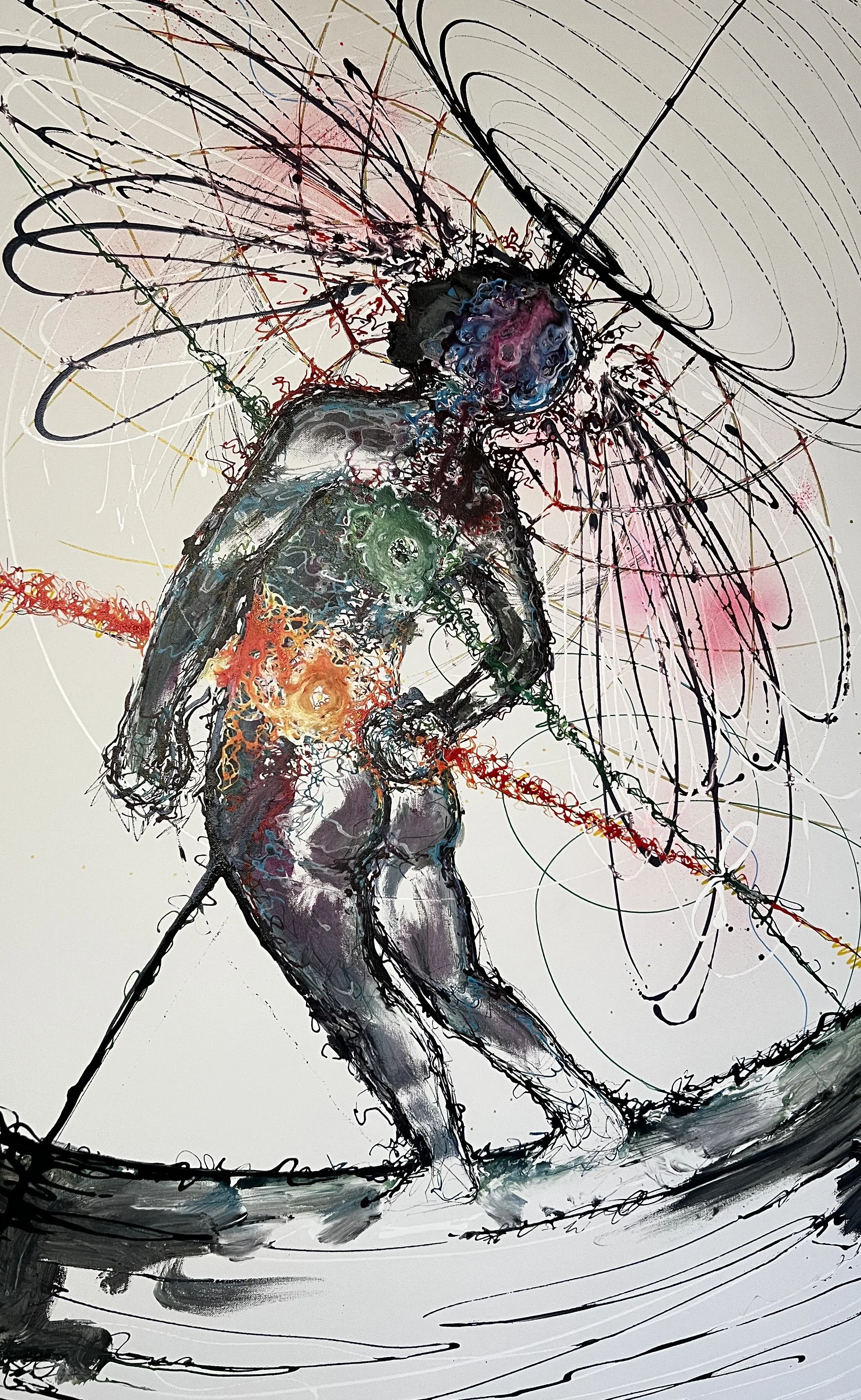 Initiation - 30x48" Mixed Media on Canvas