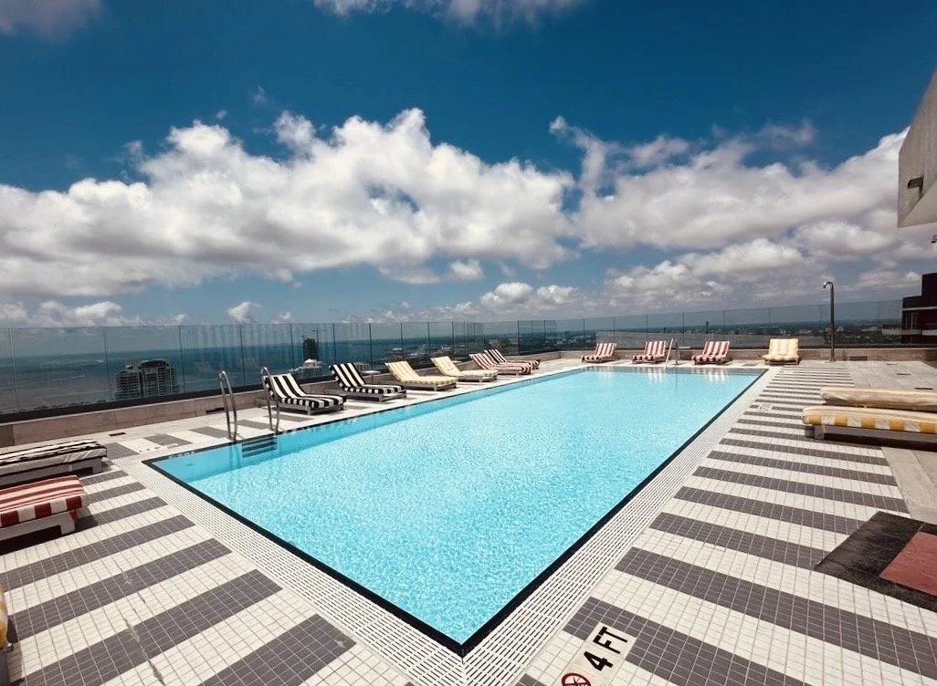 SLS Brickell Rooftop Pool Photo by Mustapha Bouzid Reeder