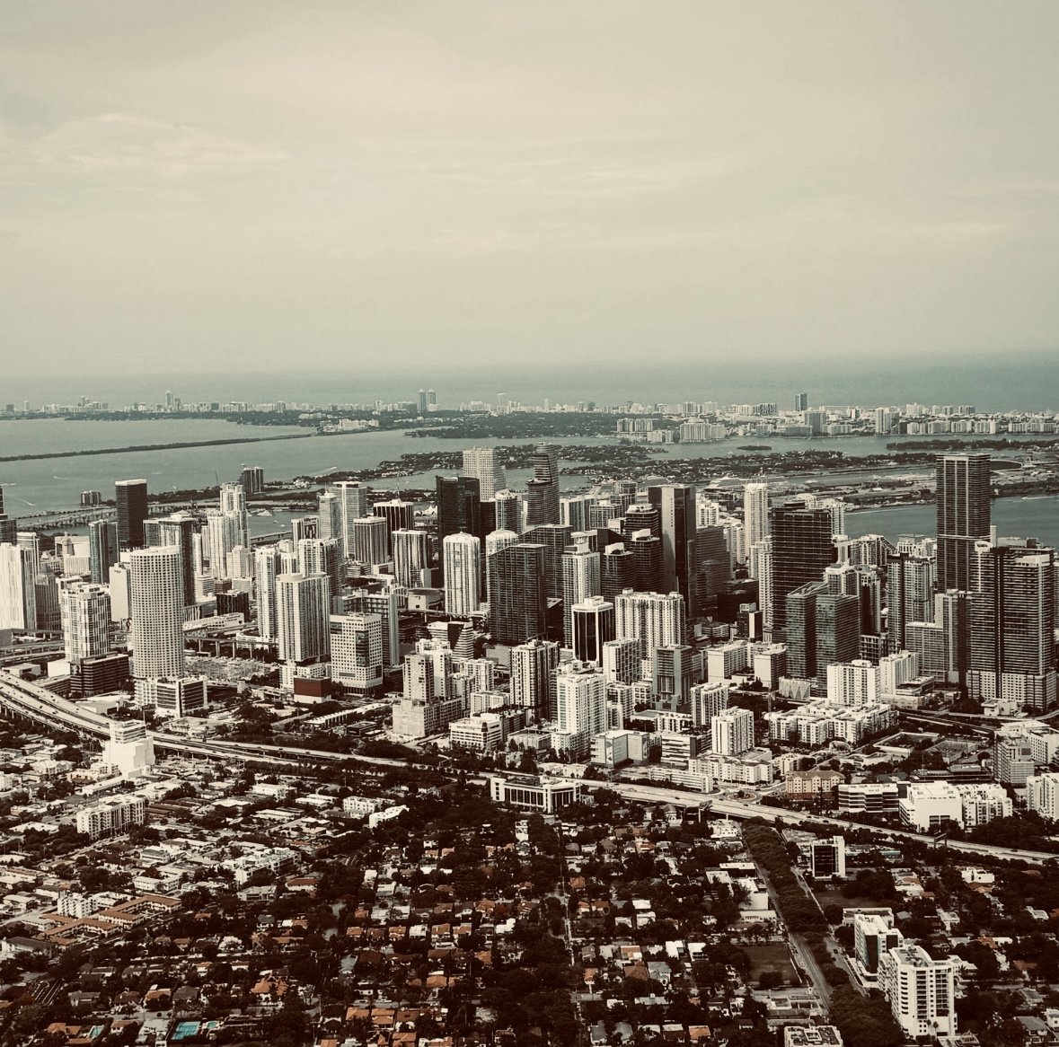 Miami condominium building photographed by Mustapha Bouzid