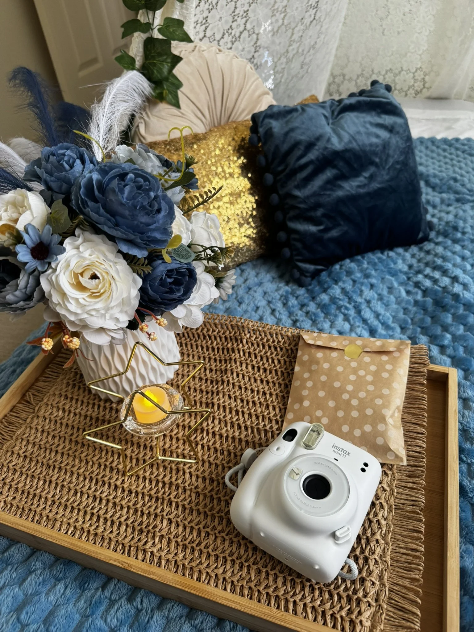 Fujifilm Instax Mini Camera book for the night to make your teepee sleepover extra special