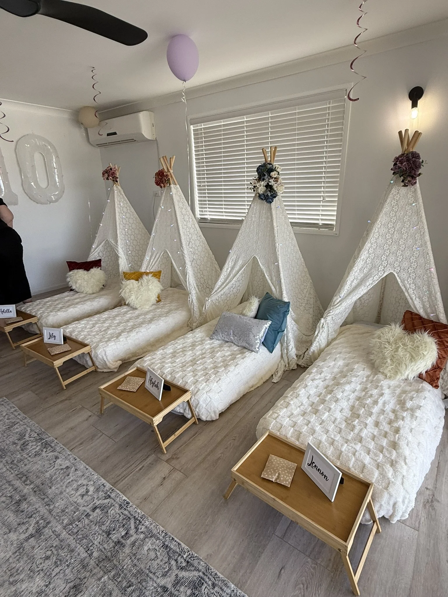 Essential Package with name signs and teepee toppers