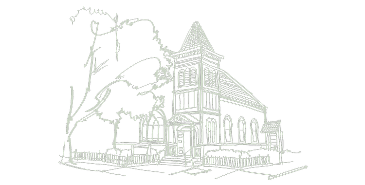 Sketch of Trinity's building