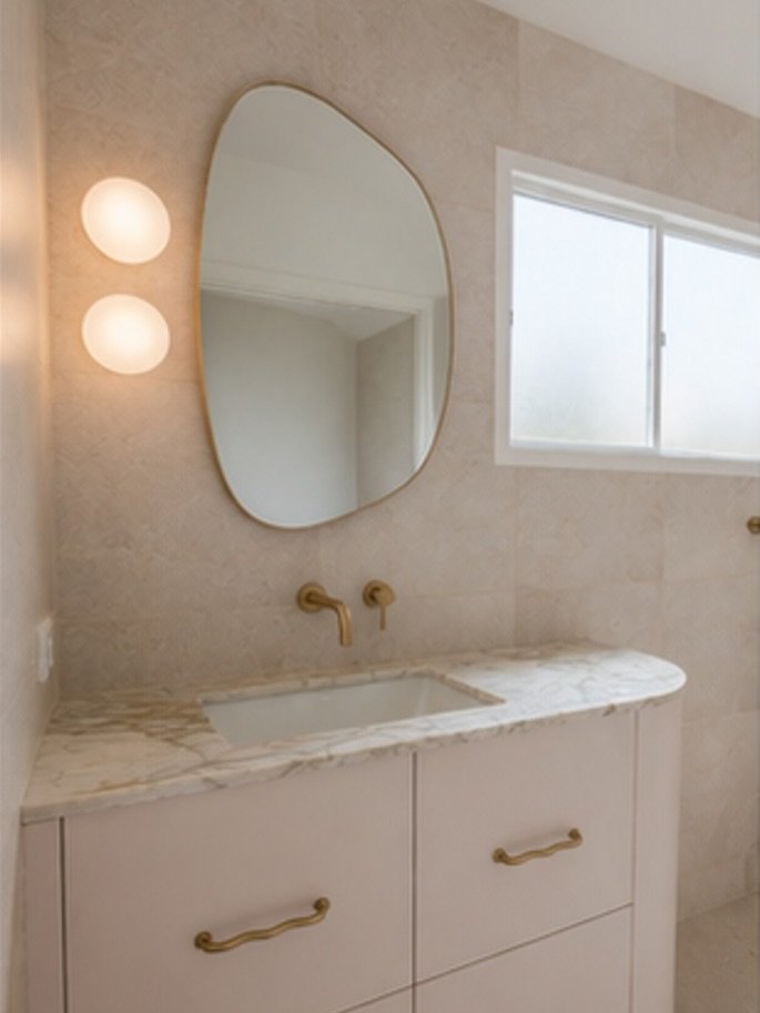 Great Design Deserves Great Visualisation! 😉

Some projects don&rsquo;t need dramatic architecture to make an impact.

A soft pink vanity.
A checkerboard floor.
Warm stone.
A simple wall light.

It&rsquo;s the layering of small decisions that create