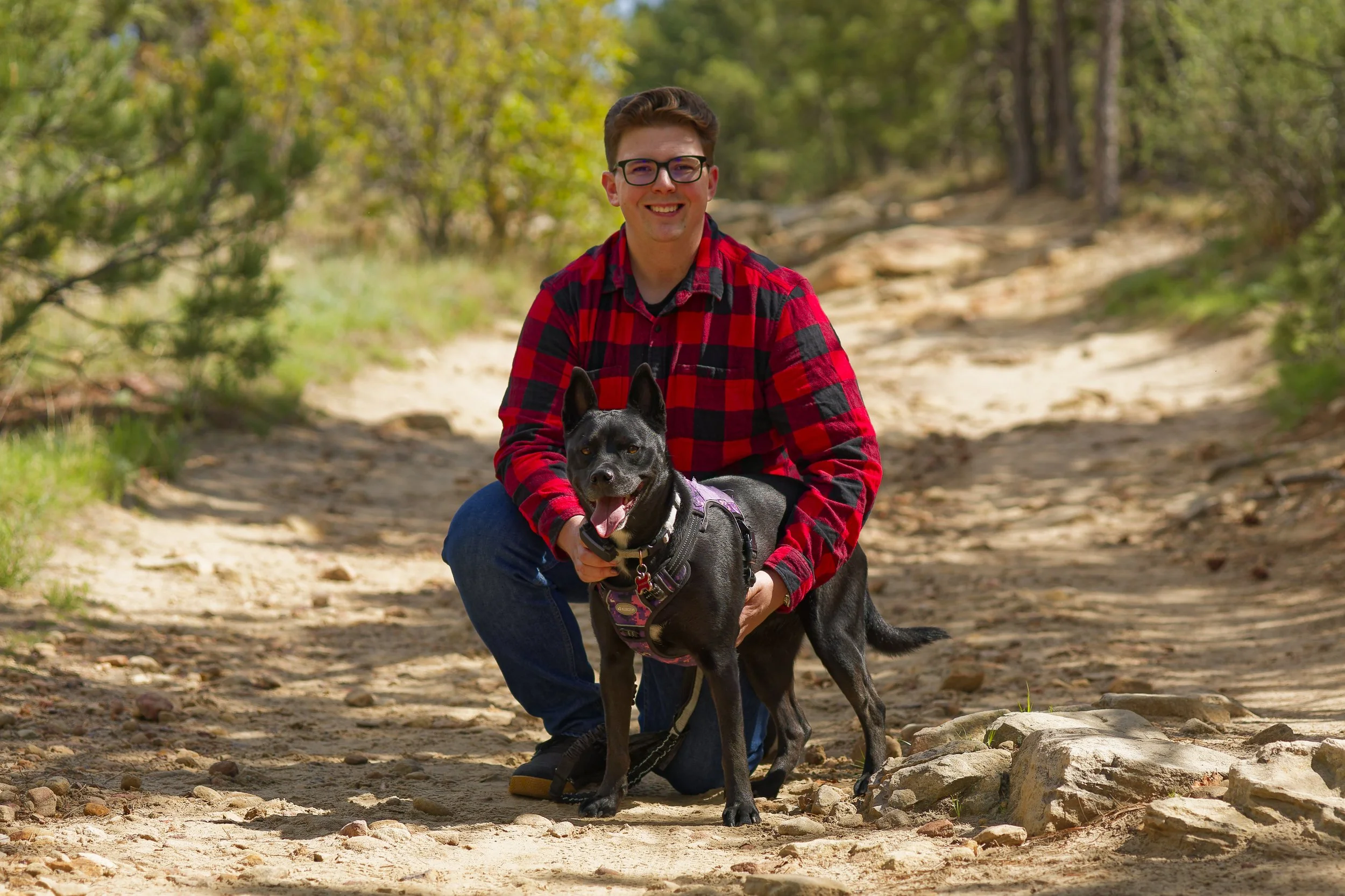 Picture of me and my pup Opal