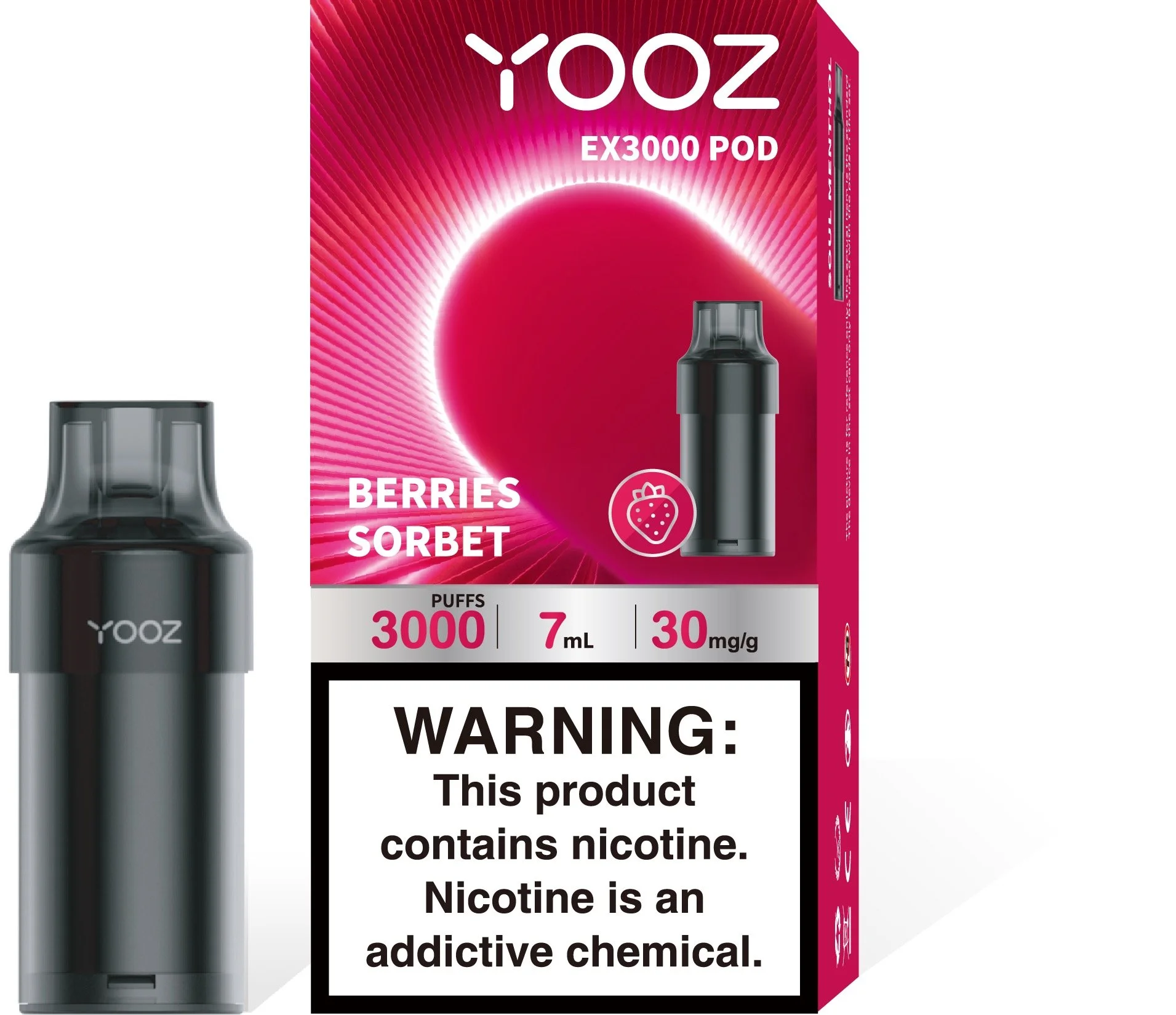 Yooz หัว Z3 Refill : Berries Sorbet