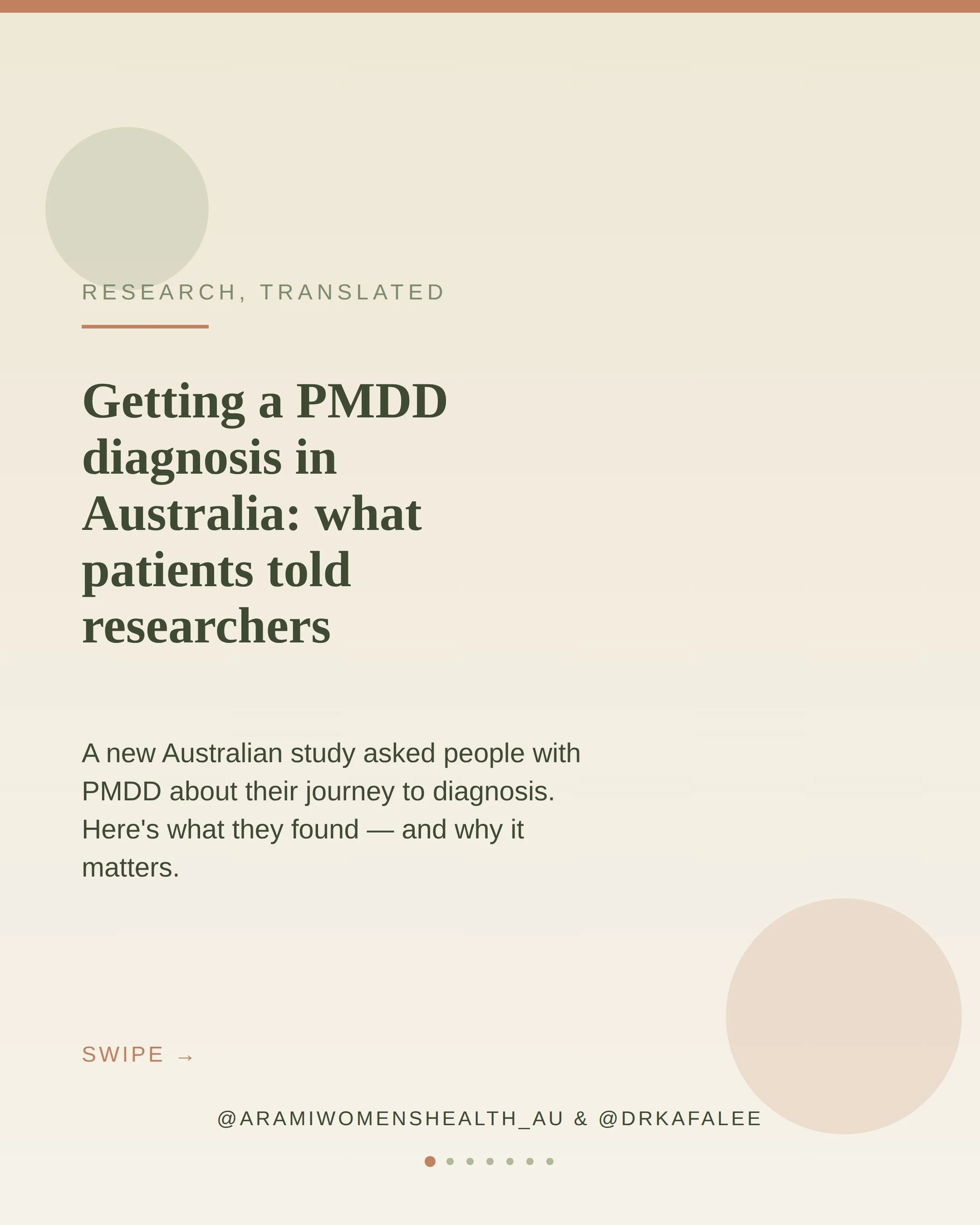 5 healthcare providers. That's the average number of people saw before receiving a PMDD diagnosis, according to a new Australian study surveying and interviewing adults who'd sought care for PMDD symptoms.

More than half described being misdiagnosed