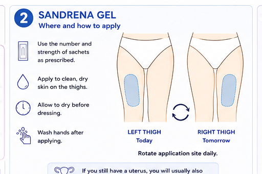 Sandrena Gel (Estradiol Gel Sachets)