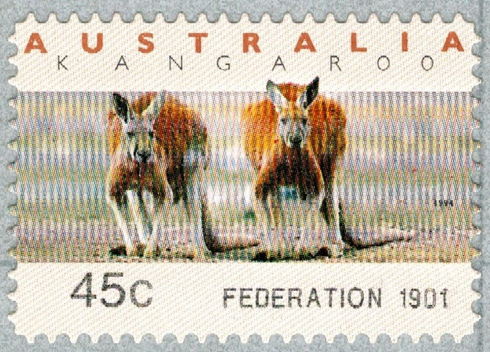 Federation 2001 was a Counter Printed Stamp 'Essay' for consideration too be released to celebrate 100 years of Australian Federation. This is an extremely rare CPS stamp & was never issued by Australia Post.