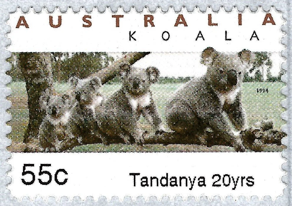 Tandanya 20yrs was a Counter Printer Stamp (CPS) issued in 2009. Tandanya means Place of the Red Kangaroo & was issued to celebrate the 20th anniversary of the National Aboriginal Cultural Institute & Museum in Adelaide