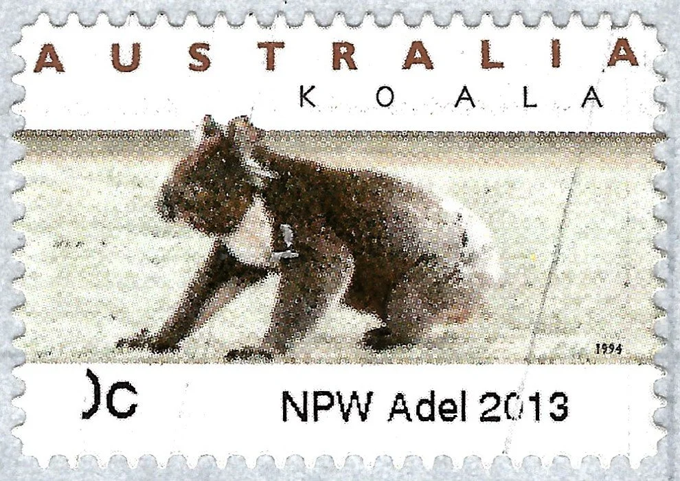 the NPW Adel 2013 Counter Printed Stamp celebrated National Postcard Week, some examples featured a partial print error of the value & literal. This error is listed in Michael Nash's Australian Counter Printed Stamp Catalogue & Handbook 1991-2016