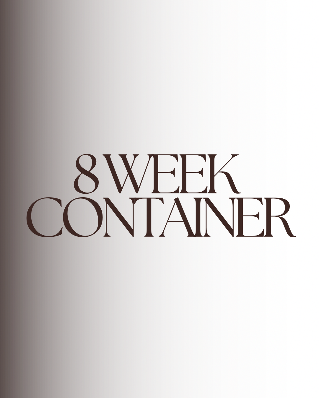 8 Week Coaching Container