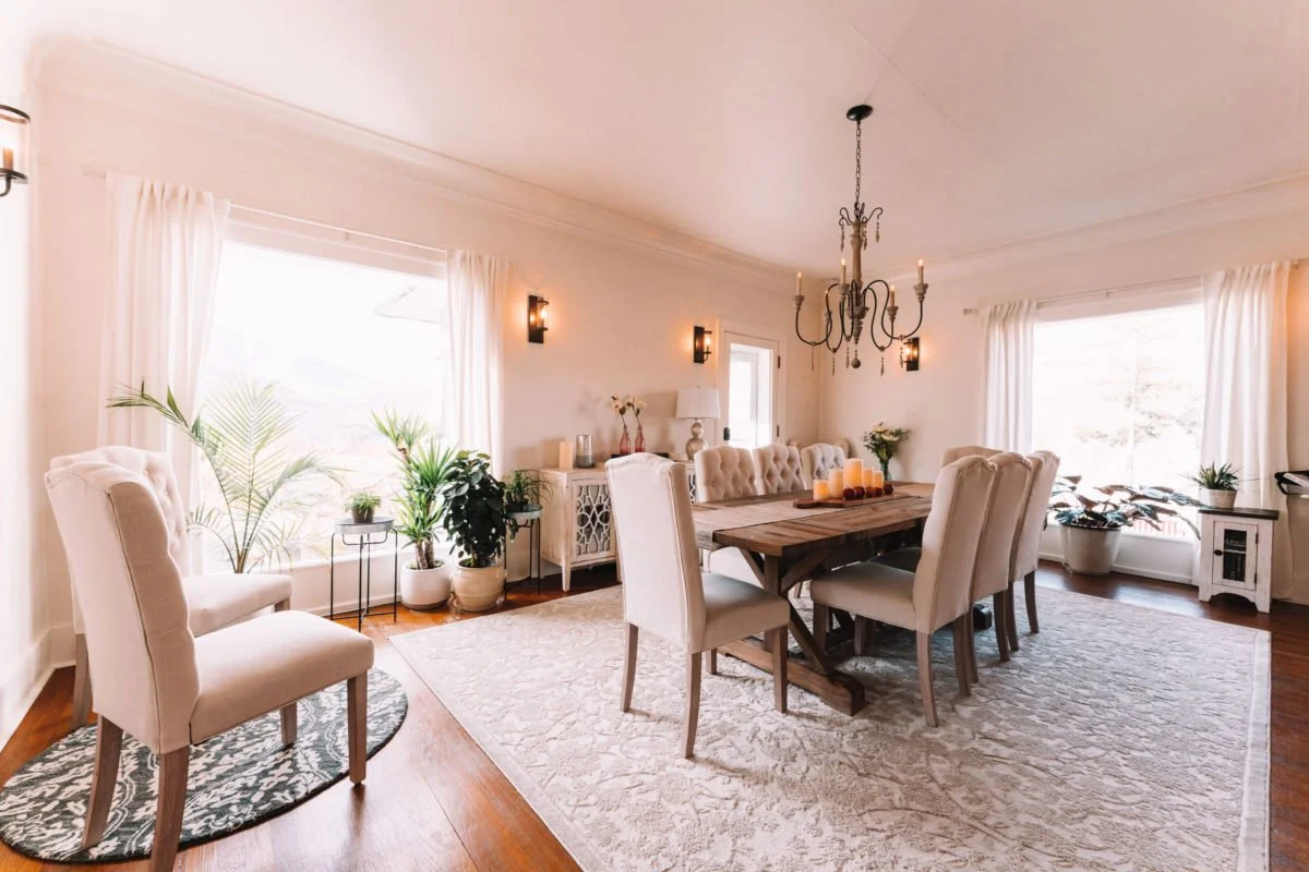 The dining room