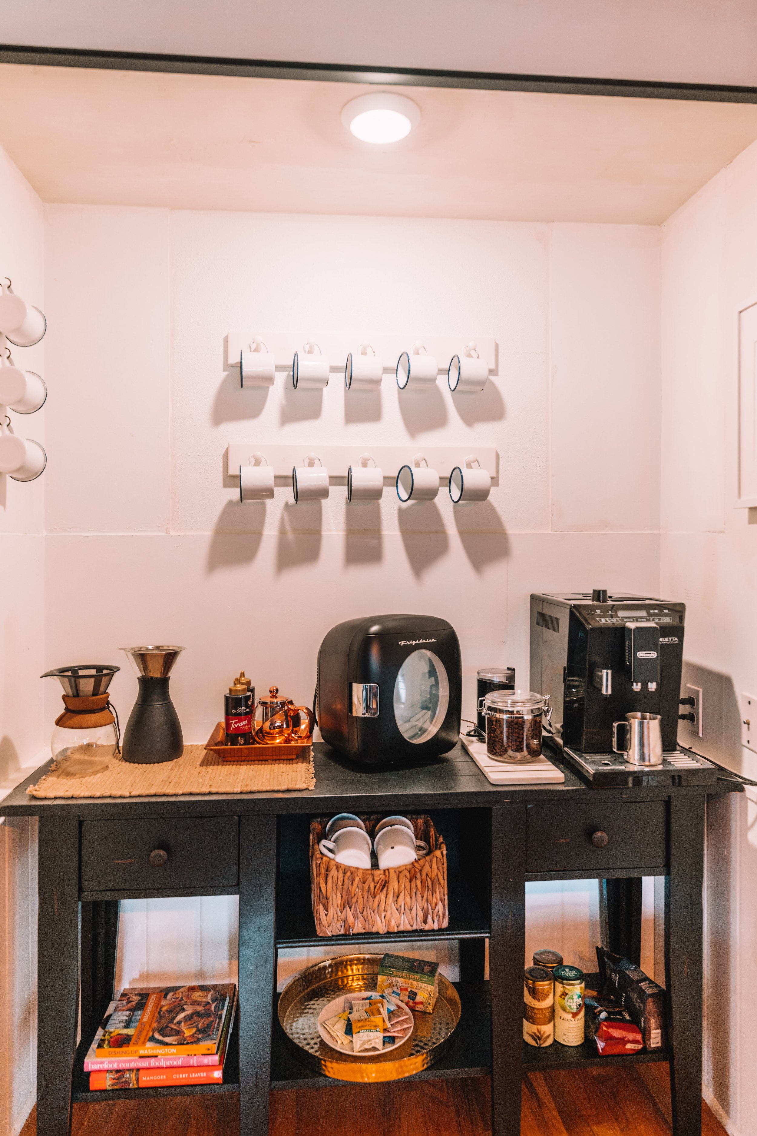 The coffee station