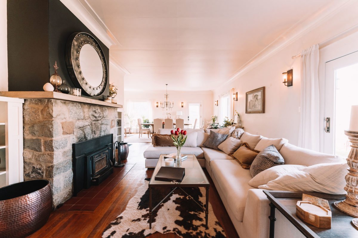 The living room