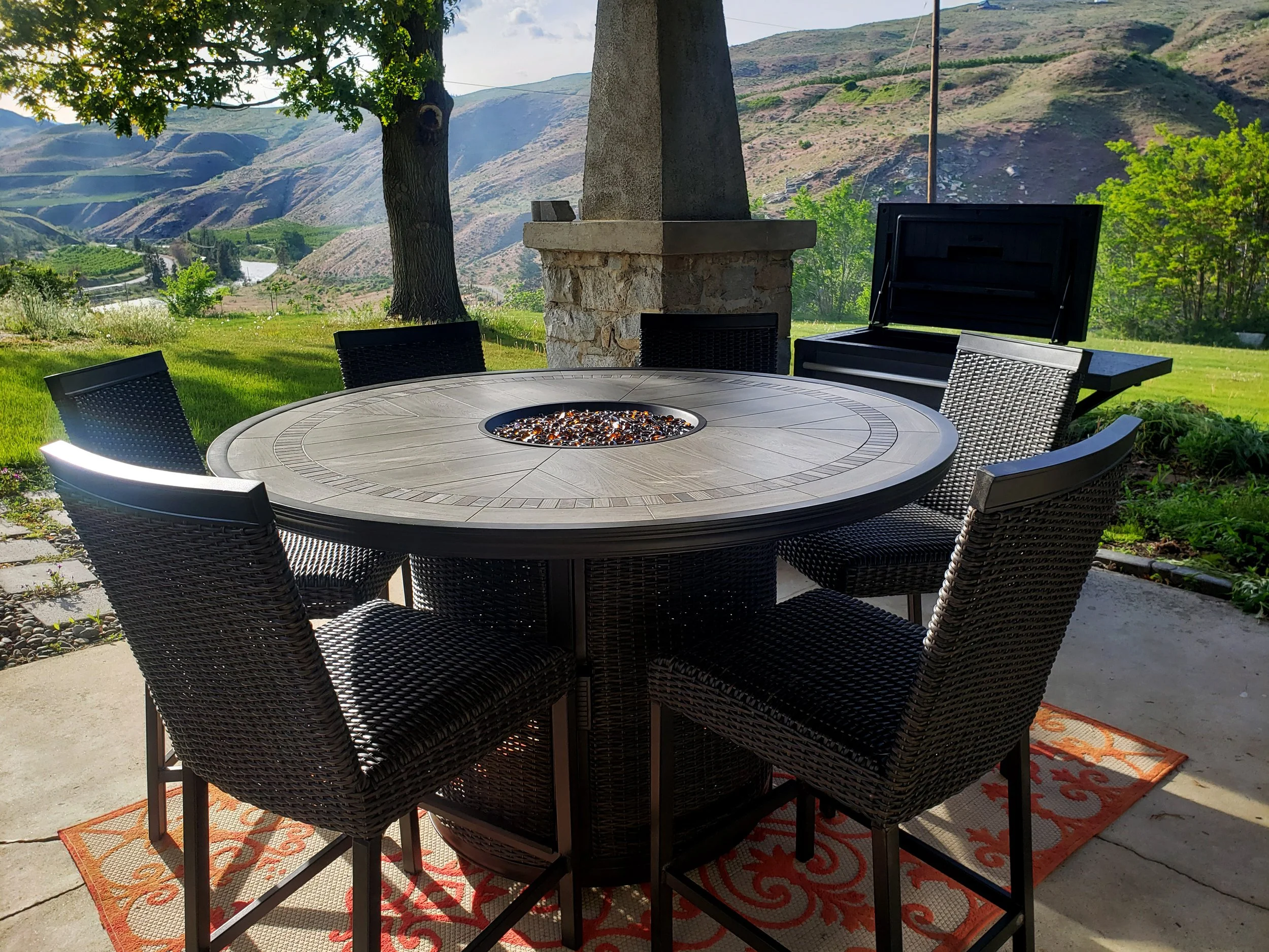 The fire table 