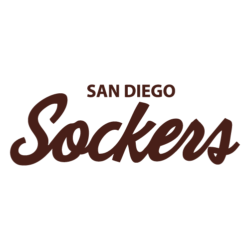 Logo for San Diego Sockers featuring the team name in stylized font.