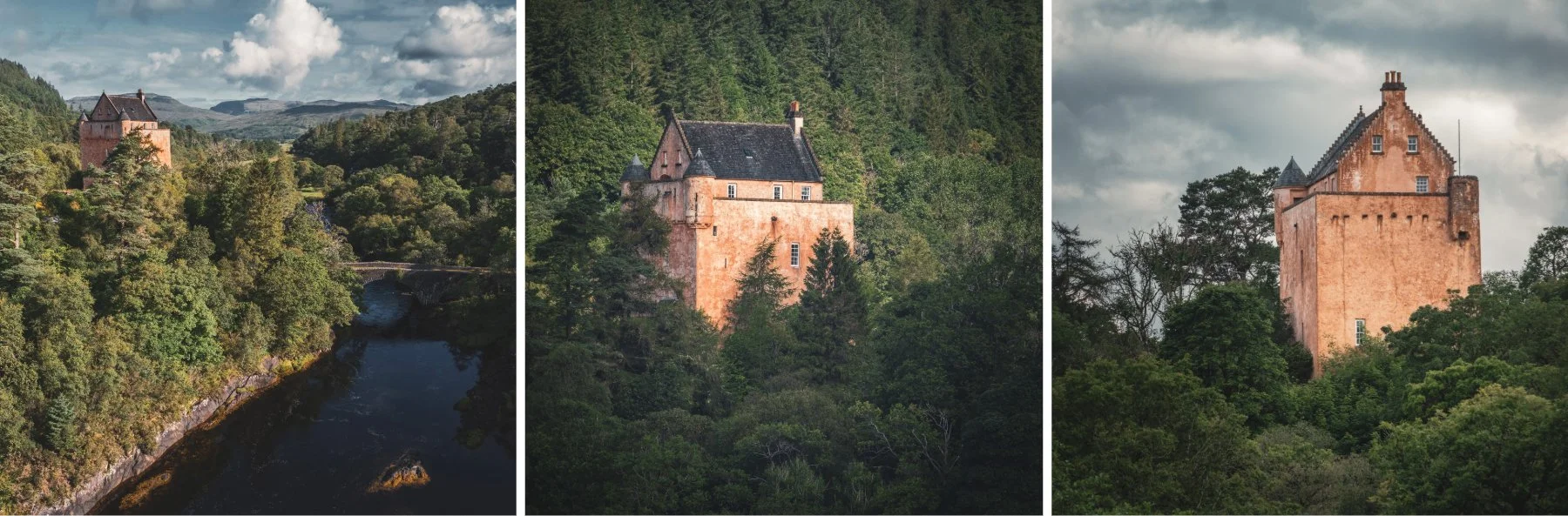 Kinlochaline Castle and the River Aline, Ardtornish Estate | Morvern, Scotland | Steven Marshall Photography