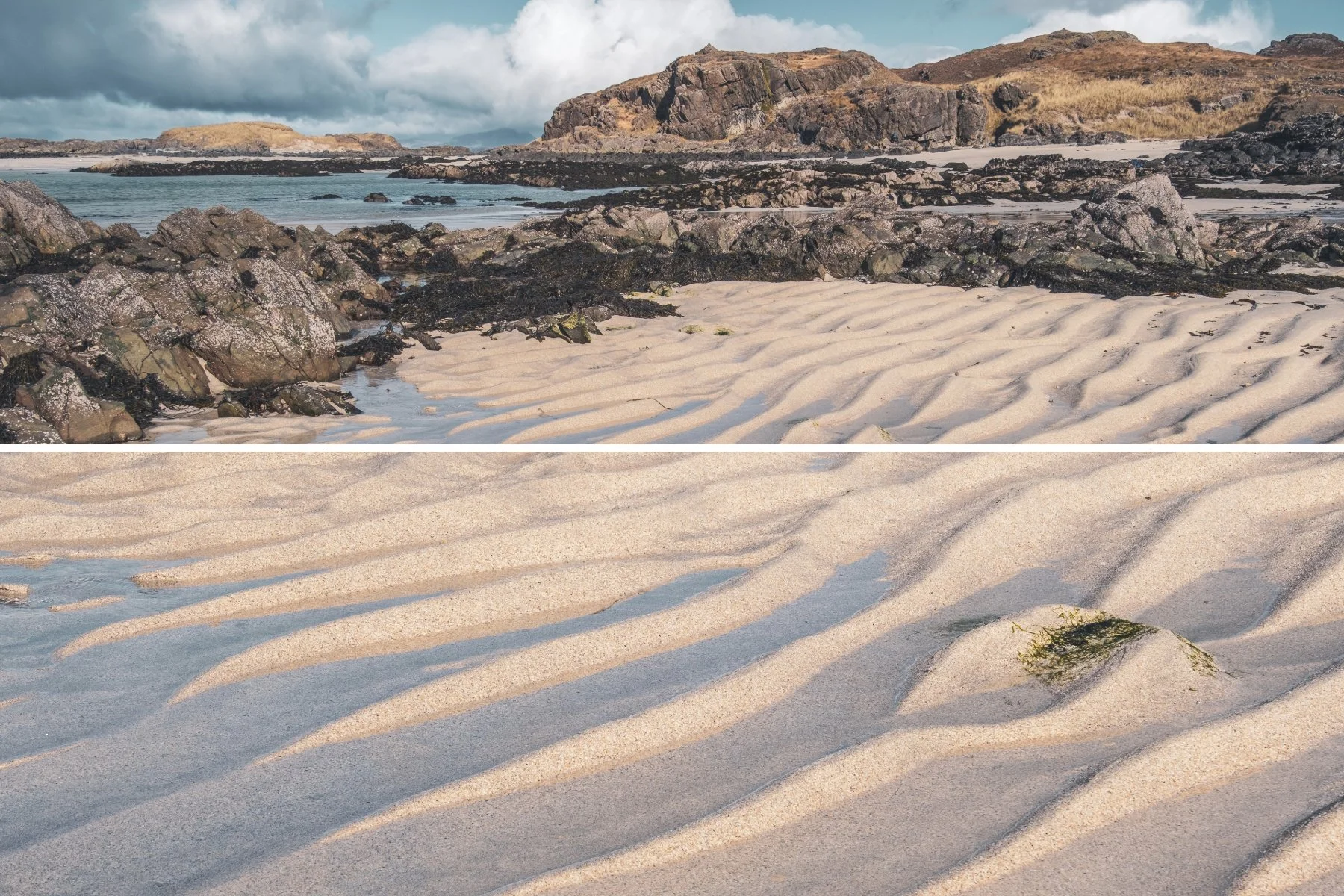 Rippled sand and light on the beach at Port na Carraidh (Bay MacNeil) | Ardnamurchan Scotland | Steven Marshall Photography