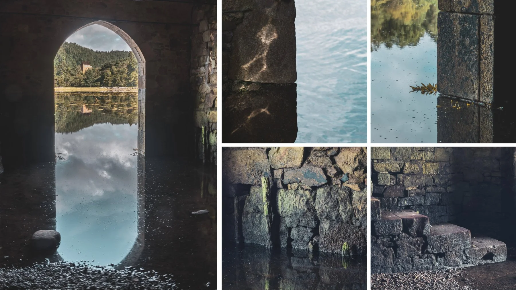 The inside of the old boathouse by Loch Aline at Ardtornish Estate | Morvern, Scotland | Steven Marshall Photography