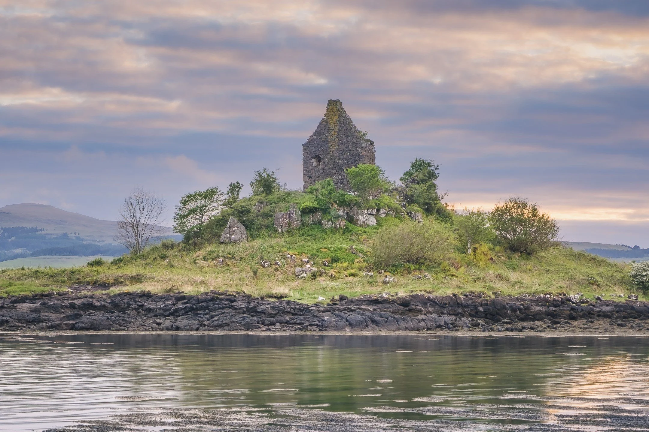 Caisteal nan Con at Killundine on the edge of the Sound of Mull | Morvern Scotland | Steven Marshall Photography