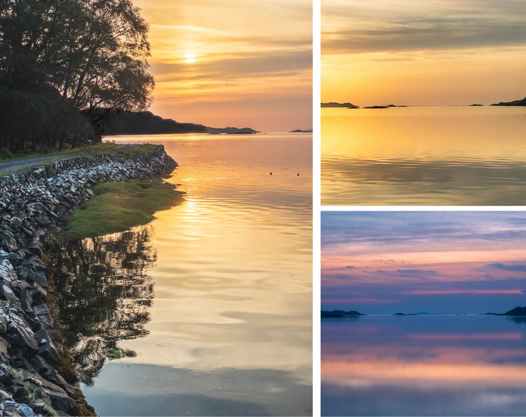 Sunset on Loch Moidart at Dorlin | Moidart Scotland | Steven Marshall Photography