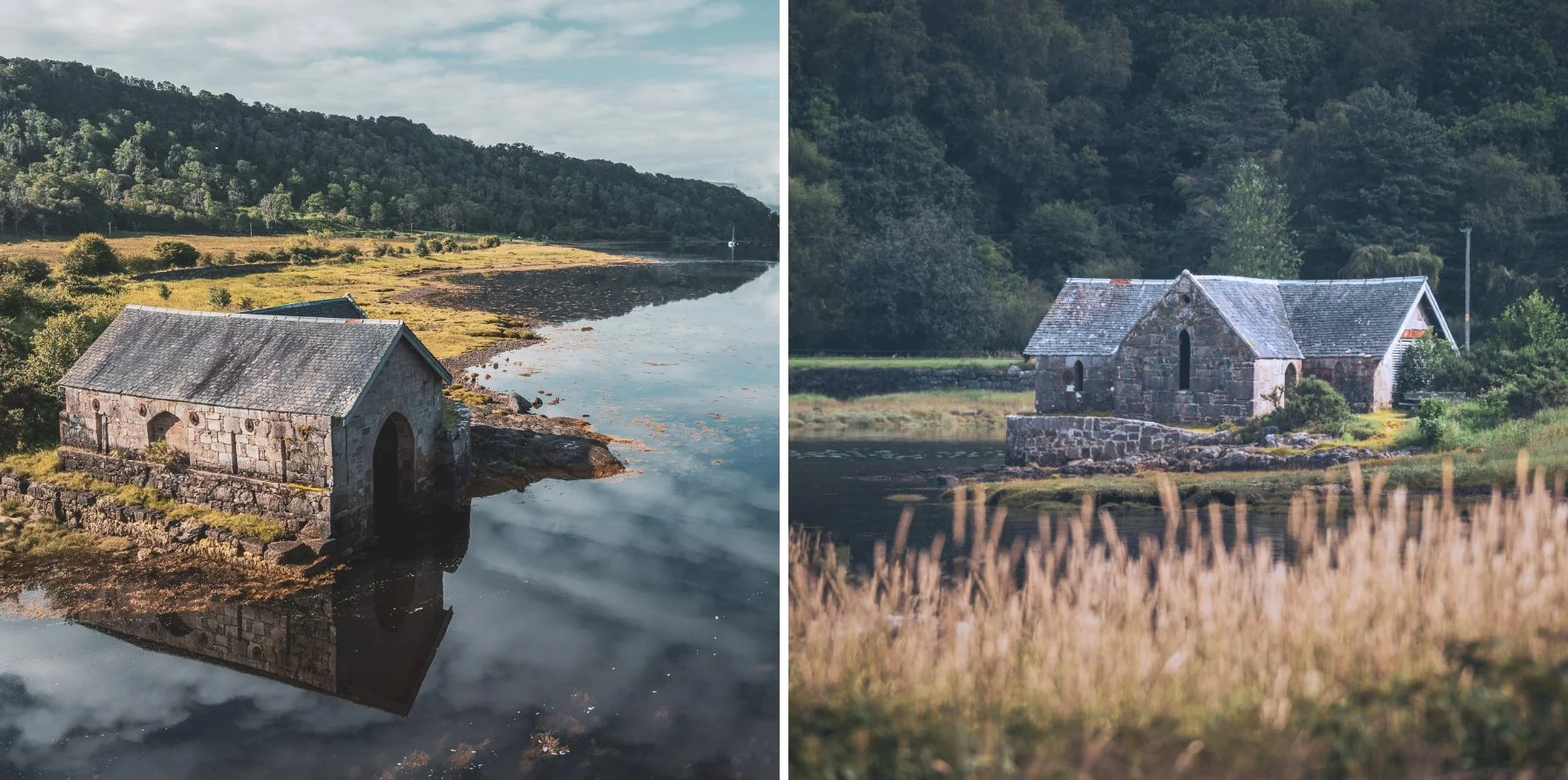 The old boathouse by Loch Aline at Ardtornish Estate | Morvern, Scotland | Steven Marshall Photography