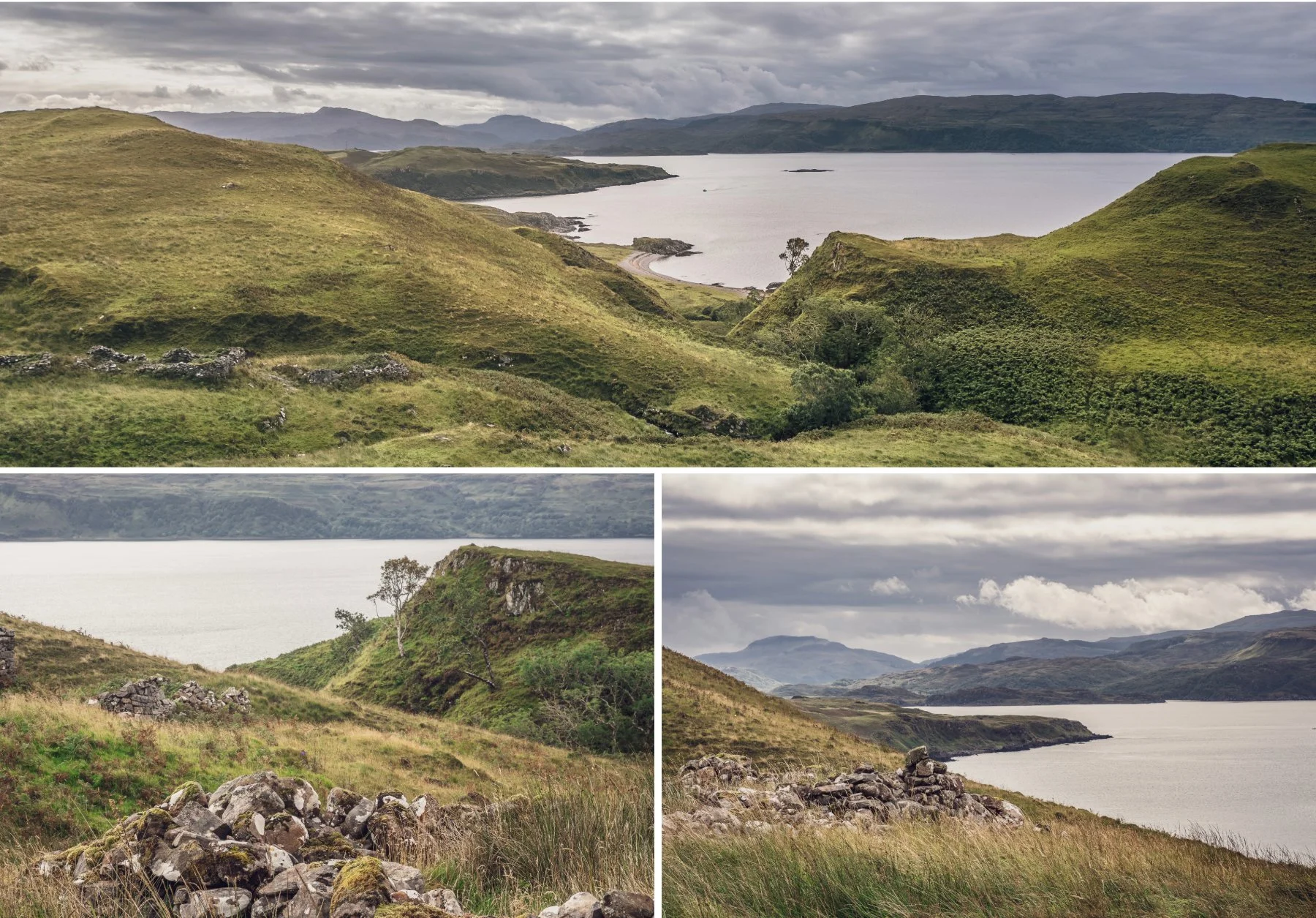 Views of Loch Sunart in the Scottish Highlands | Bourblaige Cleared Settlement, Ardnamurchan, Scotland | Steven Marshall Photography