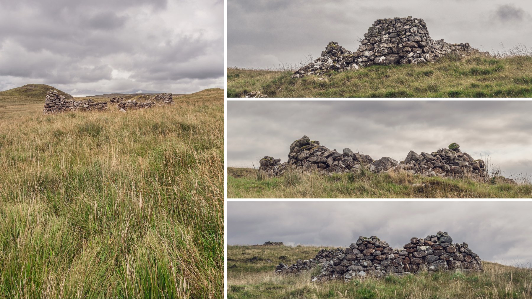 Ruins of a croft houses in the Scottish Highlands | Bourblaige Cleared Settlement, Ardnamurchan, Scotland | Steven Marshall Photography