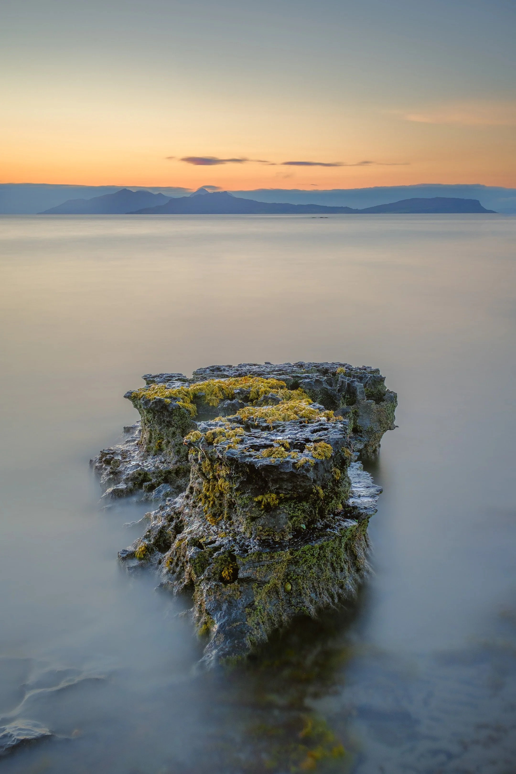A limestone rock formation at Swordle Bay being revealed as the sea retreats after a high tide | Ardnamurchan Scotland | Steven Marshall Photography