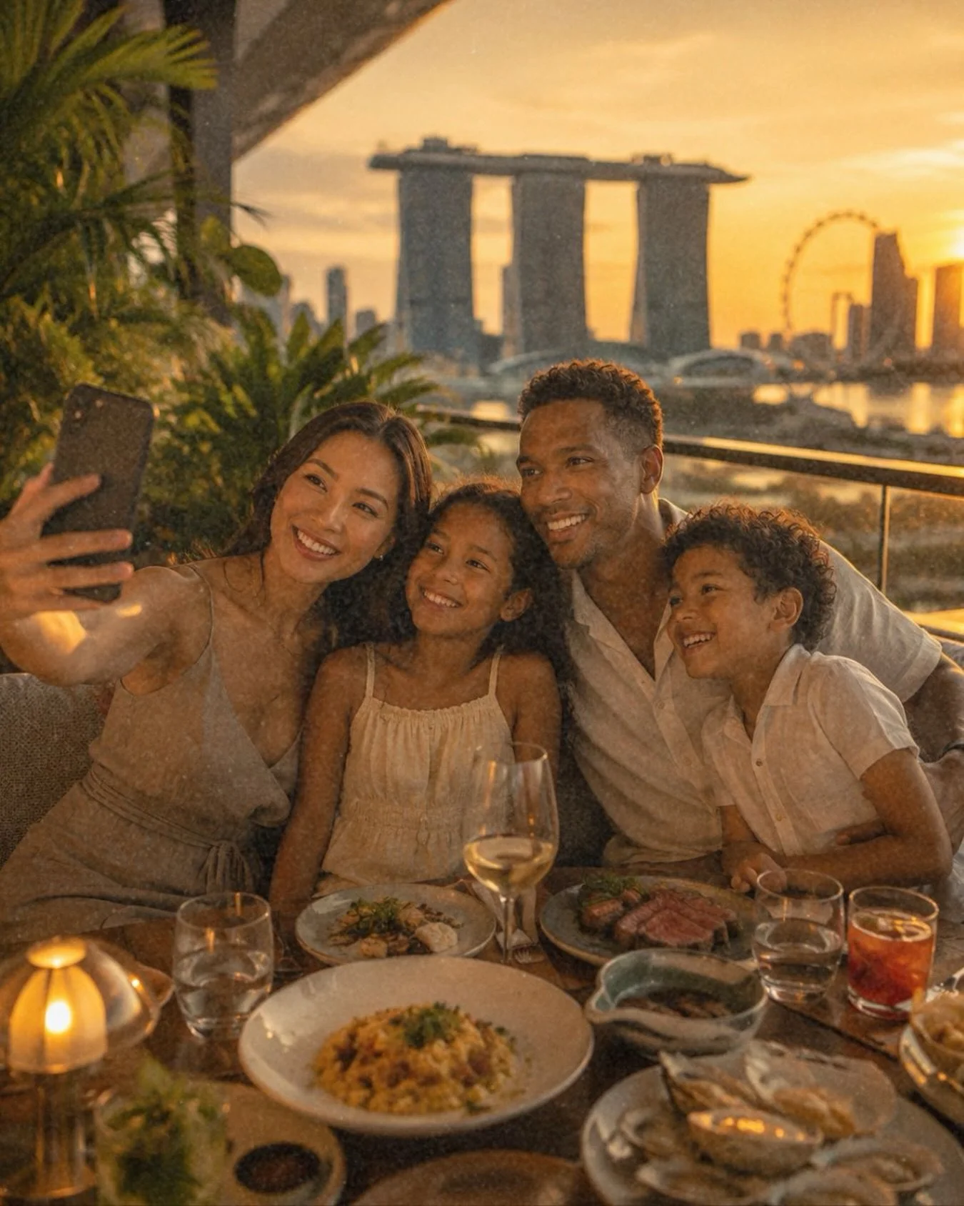 Some trips are measured in landmarks.
The best ones are measured in moments
shared around the table.

Come for the skyline. Stay for the memories.