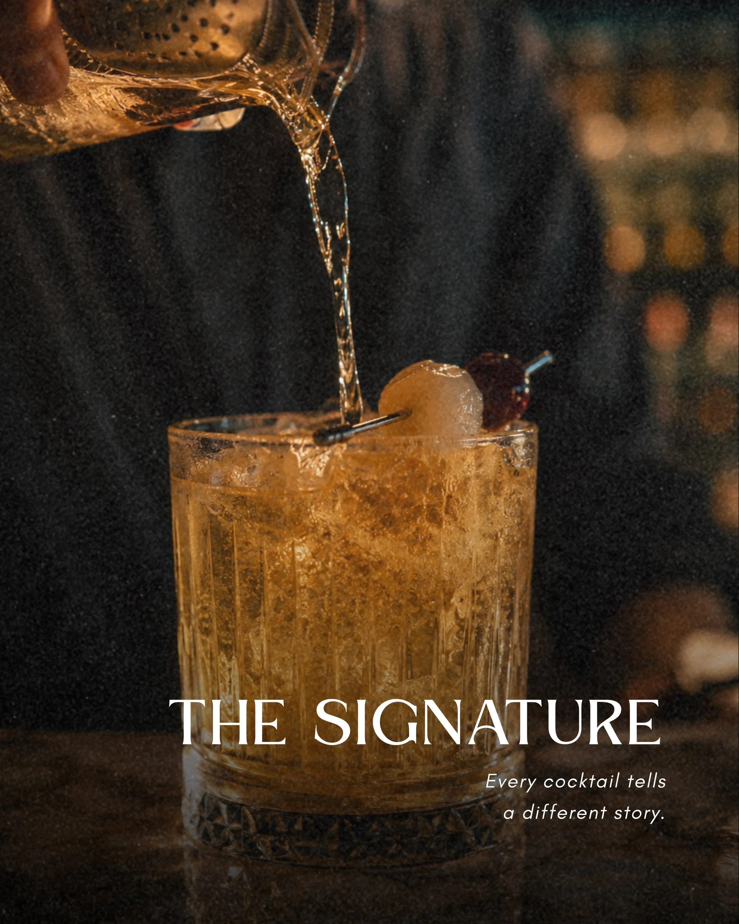 Every signature begins with a story.

Layered with craft, refined with purpose, and designed to leave a lasting impression - one glass at a time.