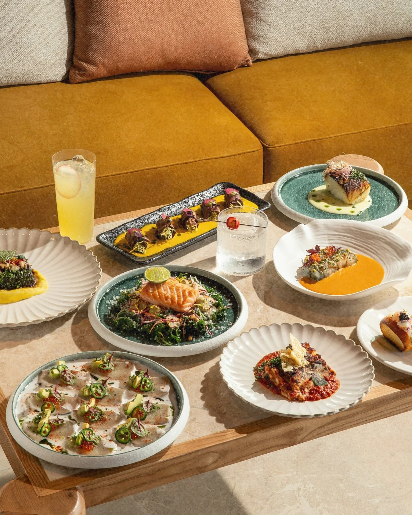 Good food sets the table. Great drinks keep you there.

From leisurely afternoons to cocktails after dark, discover XAVA at your own pace with contemporary plates, crafted drinks and Singapore unfolding beyond the table.

Reservations via the link in