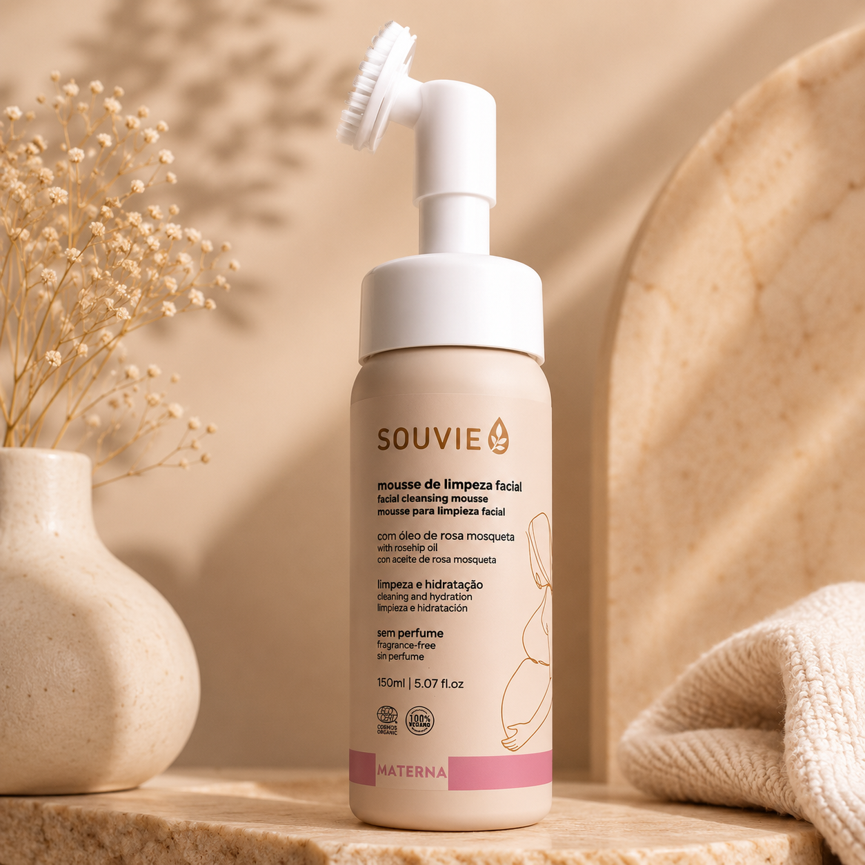 Mousse de Nettoyage Visage Materna | 150 ml