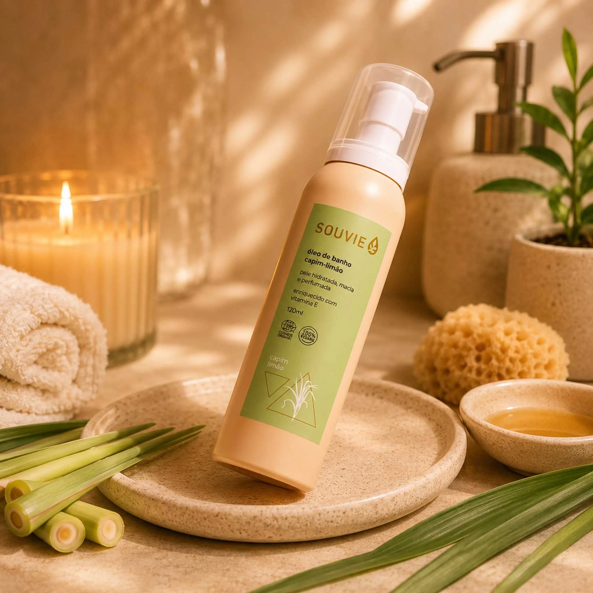 Huile Corps Émulsionnable Citronnelle | 120 ml