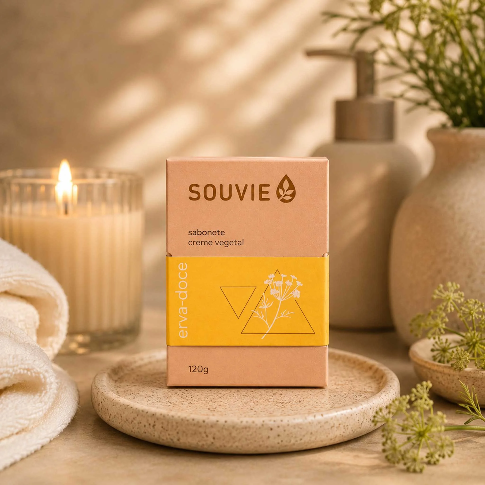 Savon Crème Végétal Fenouil Doux | 120 g