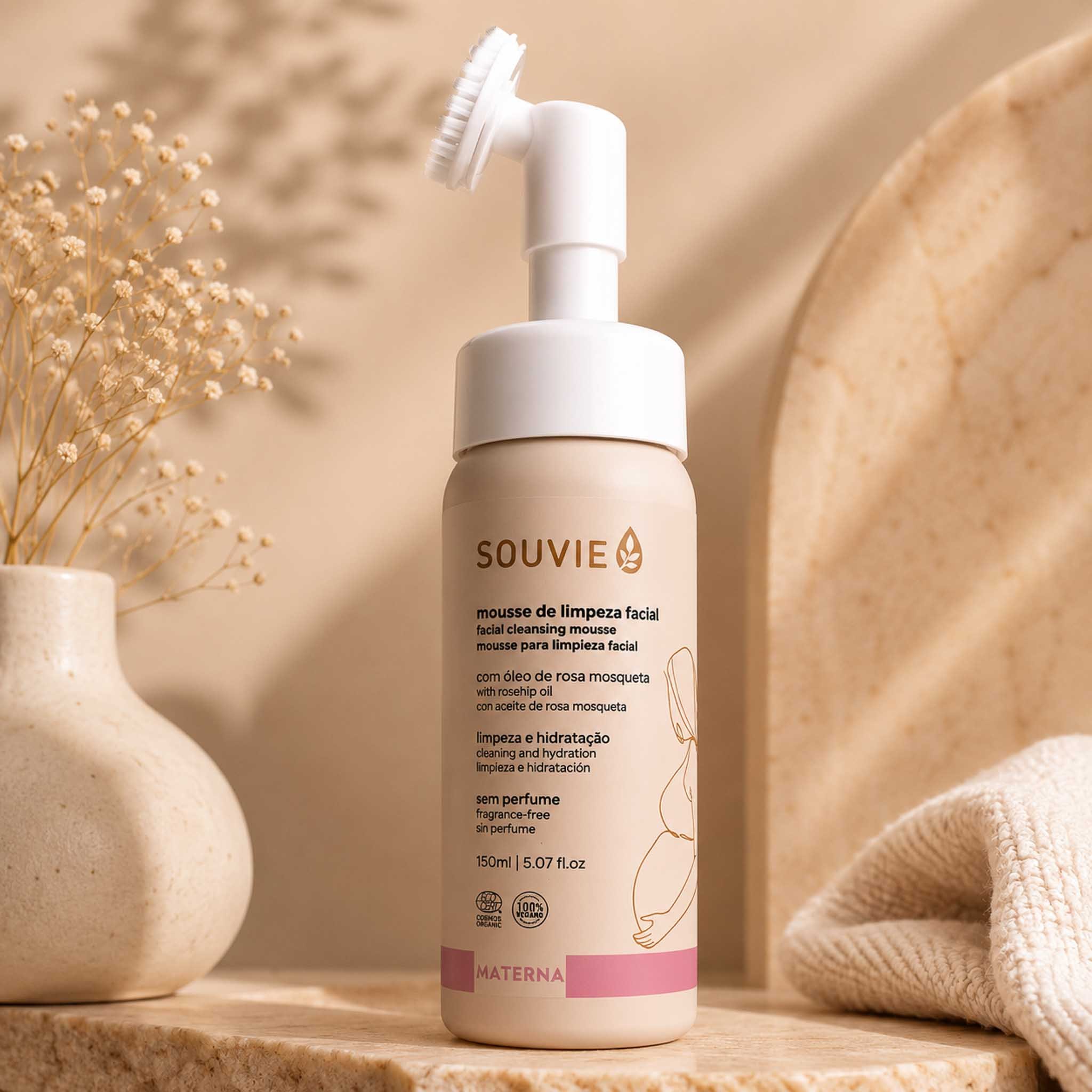 Mousse de Nettoyage Visage Materna | 150 ml