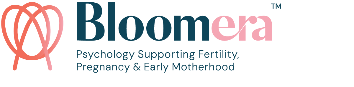 Bloomera logo iconmark representing online perinatal psychology for women across Australia
