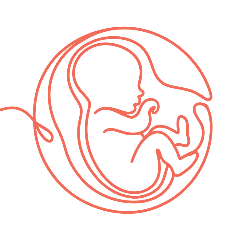 Icon representing perinatal counselling for reproductive loss, miscarriage, and birth trauma