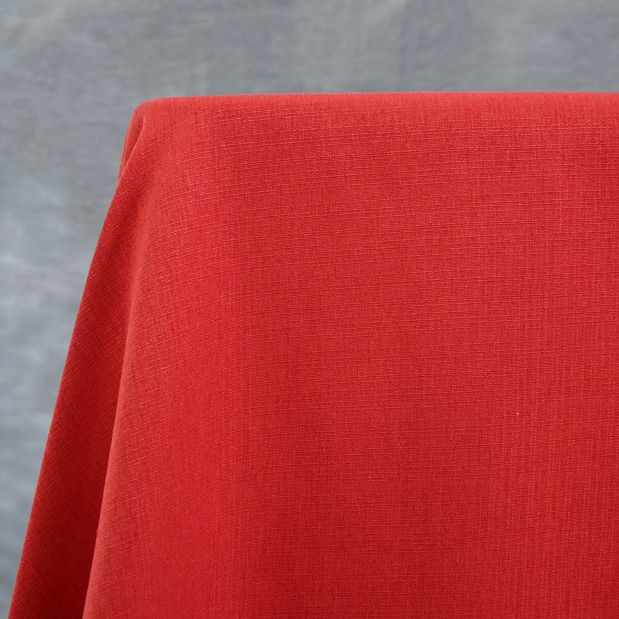 Red Linen Mix Tablecloth
