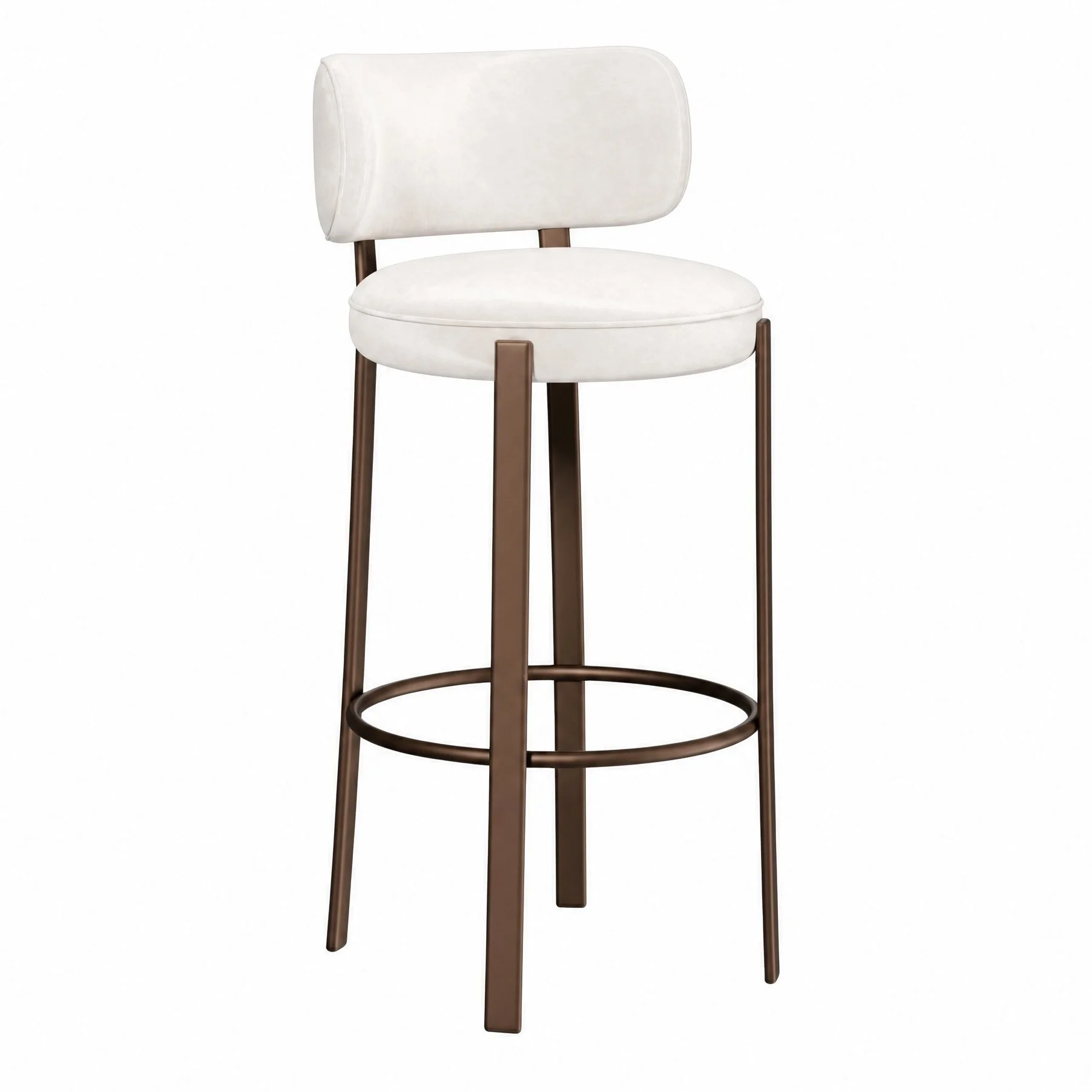 Halo Bar Stool - Natural Linen