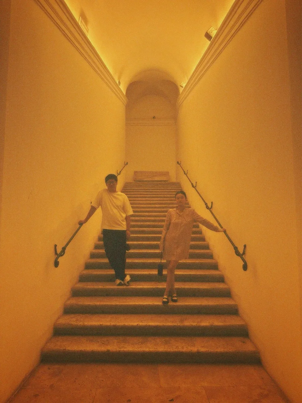 Zoey + Brian - Capitoline Museums shot on a phone