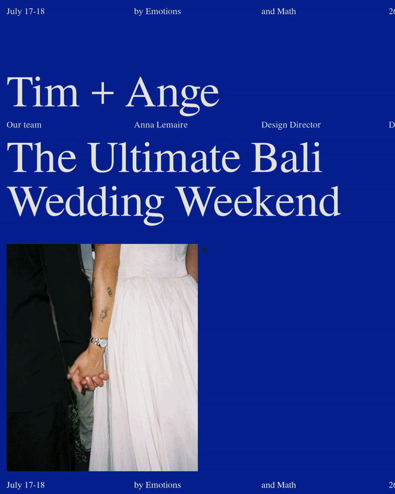 Tim + Ange - Desa Potato Head Bali