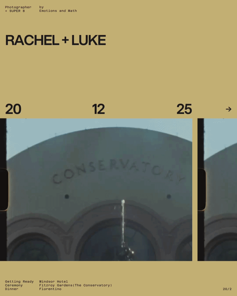 No. 22 — Rachel + Luke - Florentino