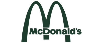 McDonald's logo featuring yellow arches and the word 'McDonald's' underneath.