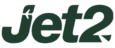 The logo of Jet2, a UK airline company, with the text 'jet2' in dark green.