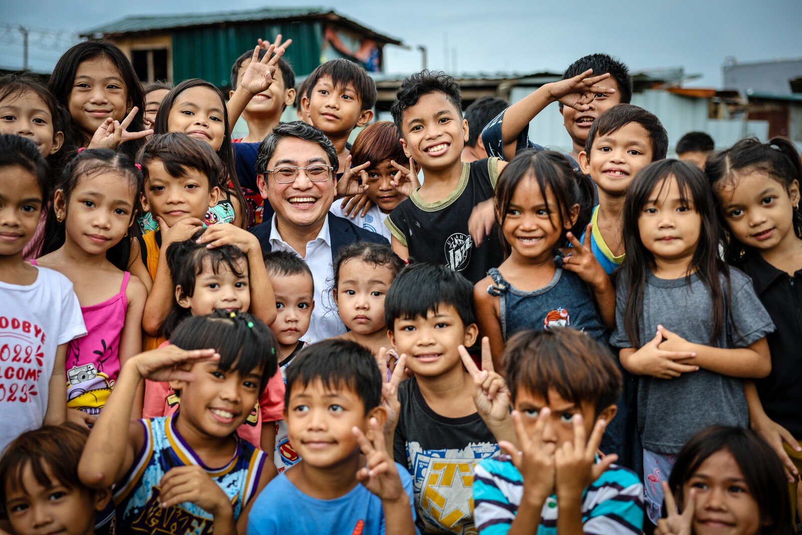 Children in Cambodia recieving assistance from International Justice Mission.