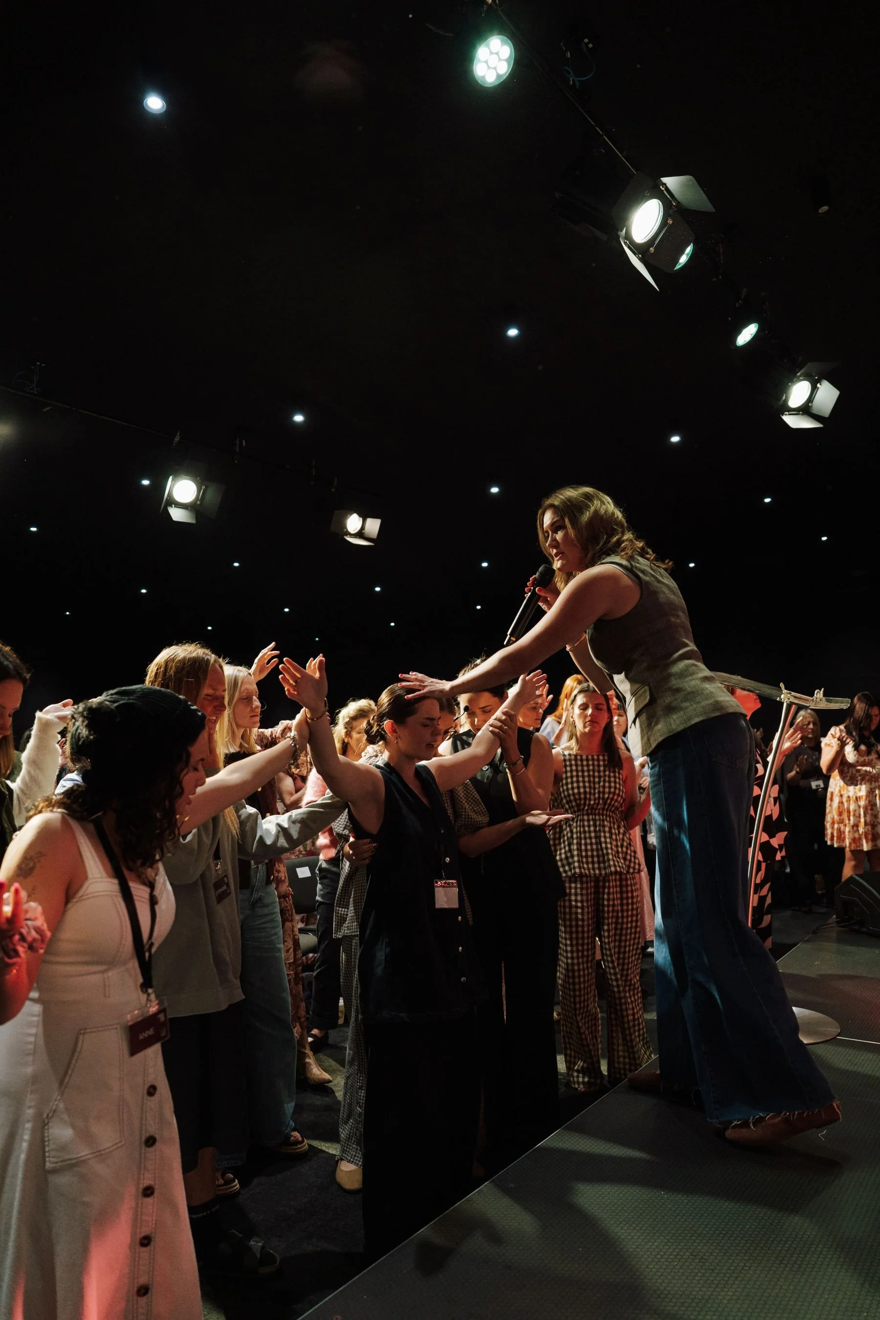 Women at a faith filled women in leadership event.