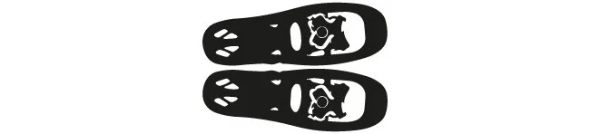 Ein paar Schneeschuhe